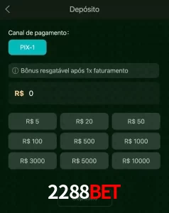 deposits 2288BET